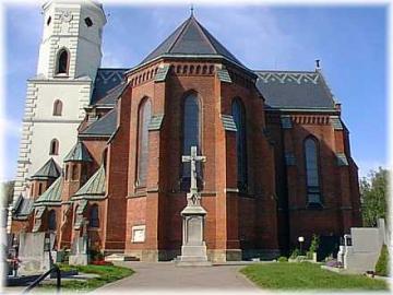 Kostol sv. Bartoloměje, postavený podľa návrhu Jos Kostol sv. Bartoloměje, postavený podľa návrhu Jos